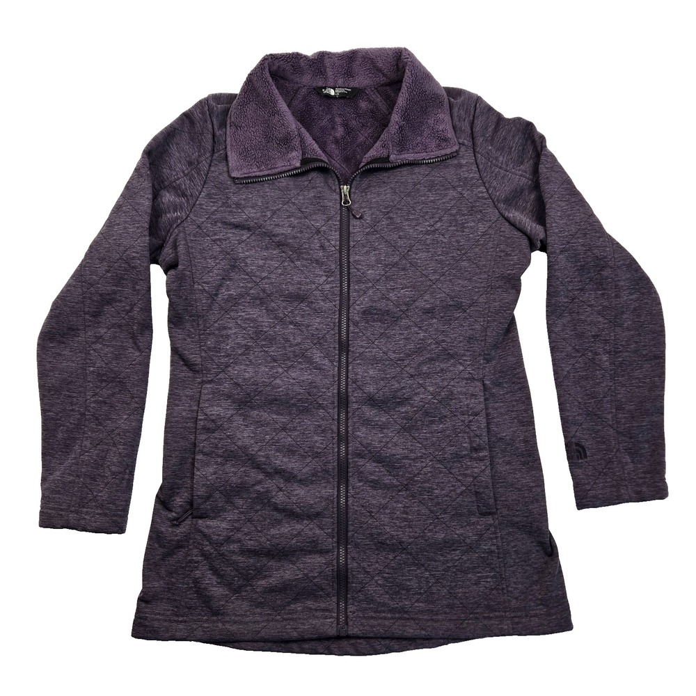 The North Face Women's Silken Fleece Lined Jacket Purple Size Large
